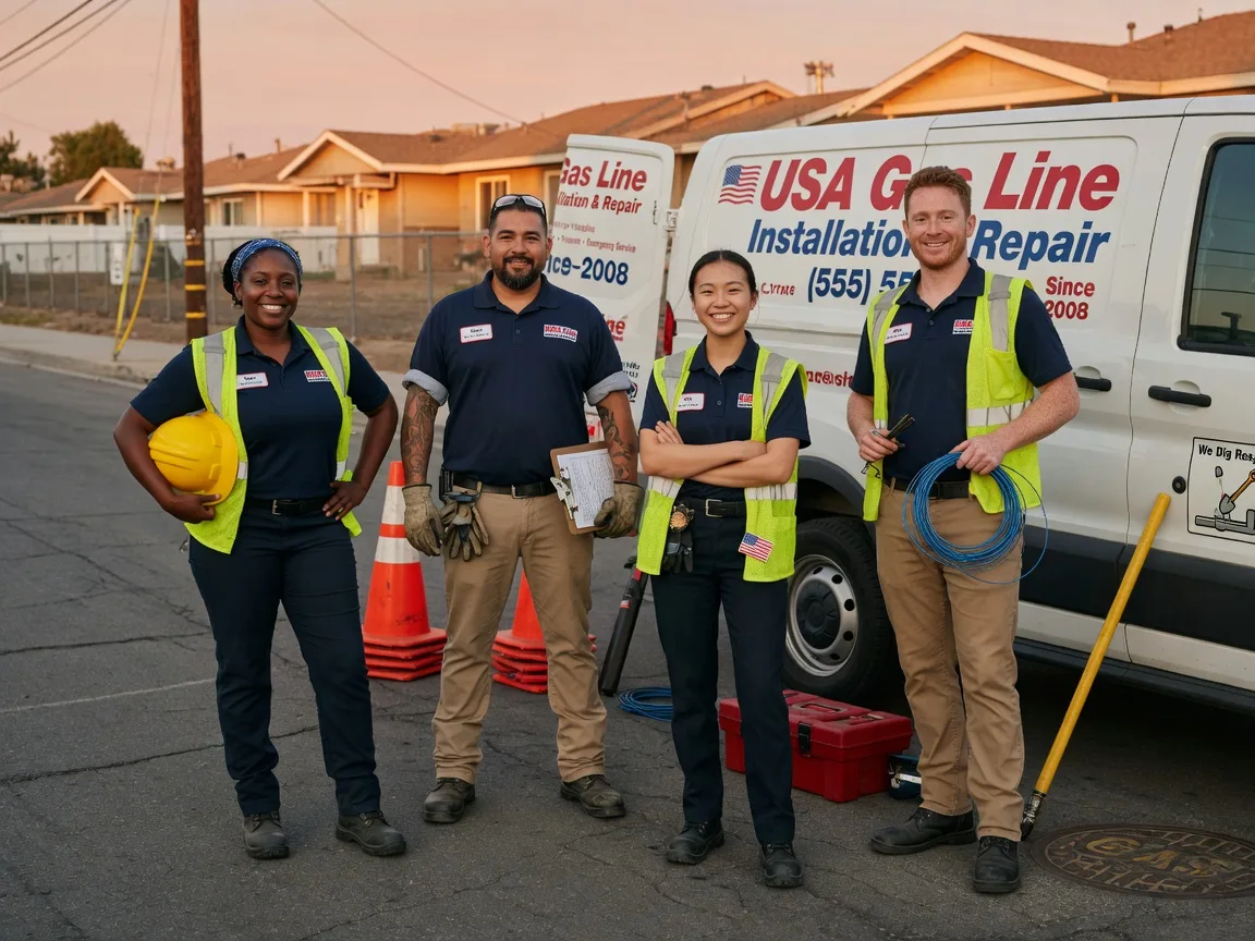 Gas Line Installation company in Groves, TX
